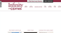 Desktop Screenshot of homesbyinfinity.com